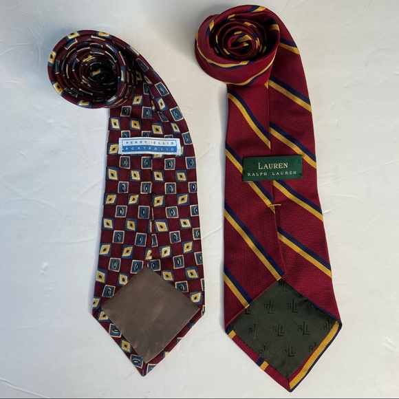 Vintage Ralph Lauren & Perry Ellis Ties - Picture 11 of 11